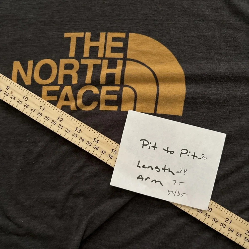 The North Face Men's Black   Logo Graphic Crew Neck Short Sleeve T-Shirt Size L